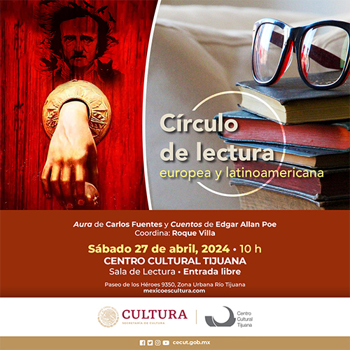 Círculo de lectura europea y latinoamericana: Aura de Carlos Fuentes y Cuentos de Edgar Allan Poe